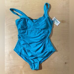 J Swim Blue One-Piece Swimsuit 18 (PQ)